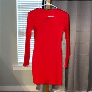 Wild Fable Vibrant Red Ribbed Dress - NEW WITH TAGS (NWT)!
